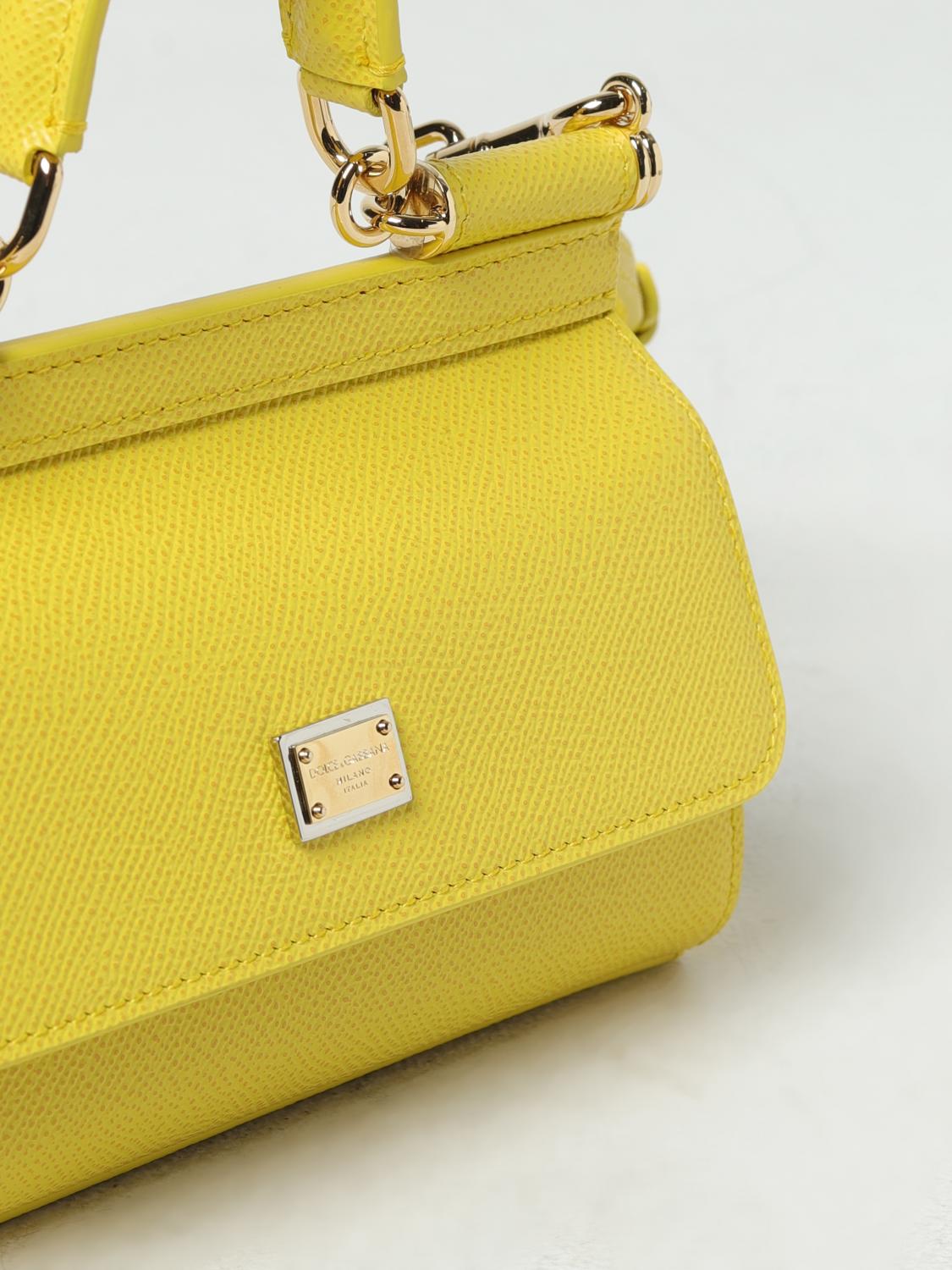 Dolce gabbana yellow online bag