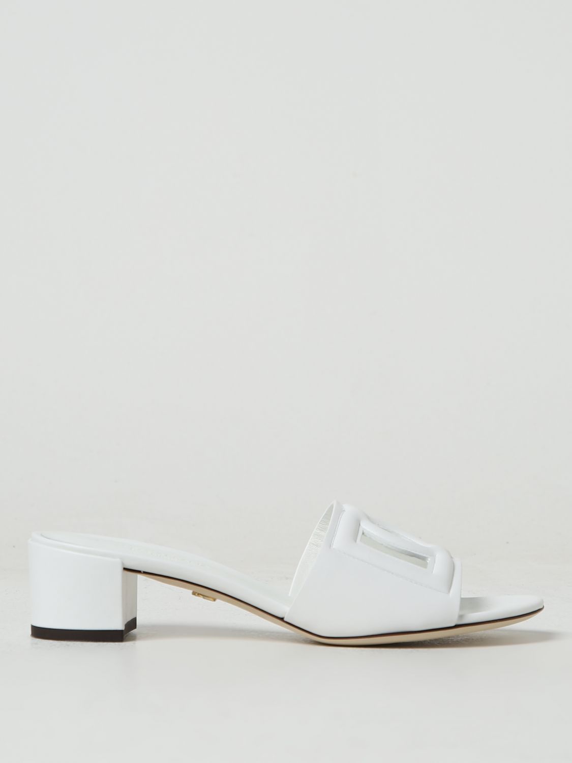 Dolce & Gabbana Flat Sandals  Woman Color White