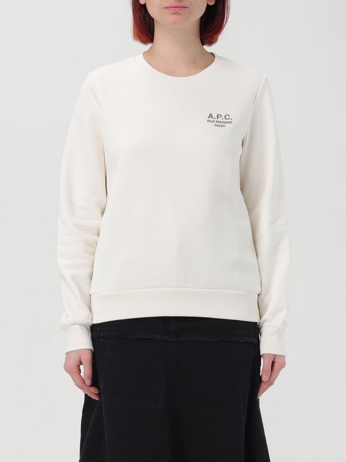 Apc Sweatshirt A.p.c. Damen Farbe Weiss In White