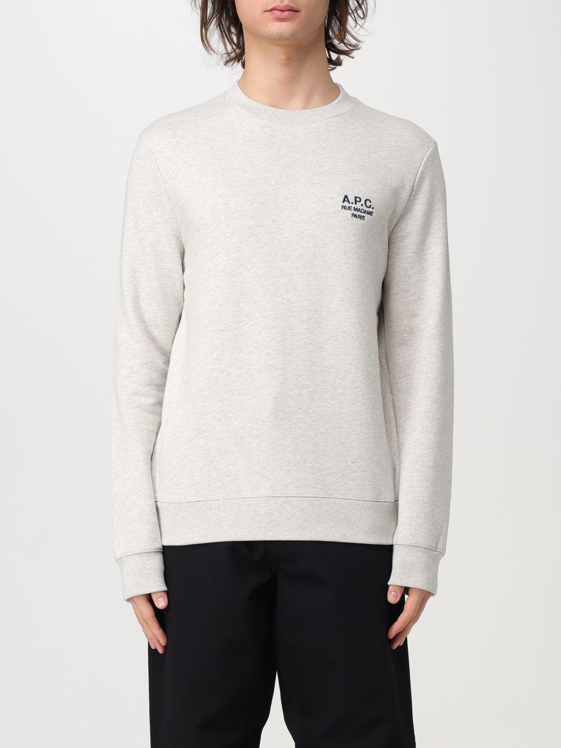 Apc Sweatshirt A.p.c. Herren Farbe Weiss In White
