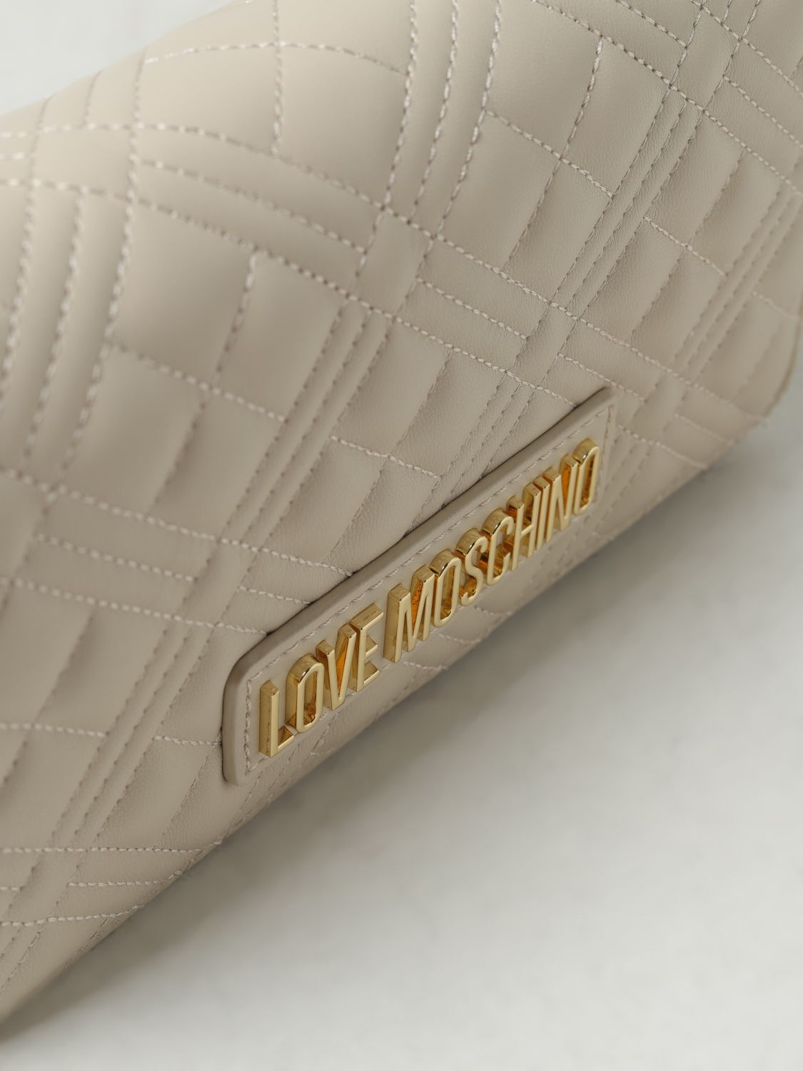 LOVE MOSCHINO BORSE TOTE: Borsa in pelle sintetica trapuntata, Borse Tote  Love Moschino donna - JC4166PP1ILA0 Avorio