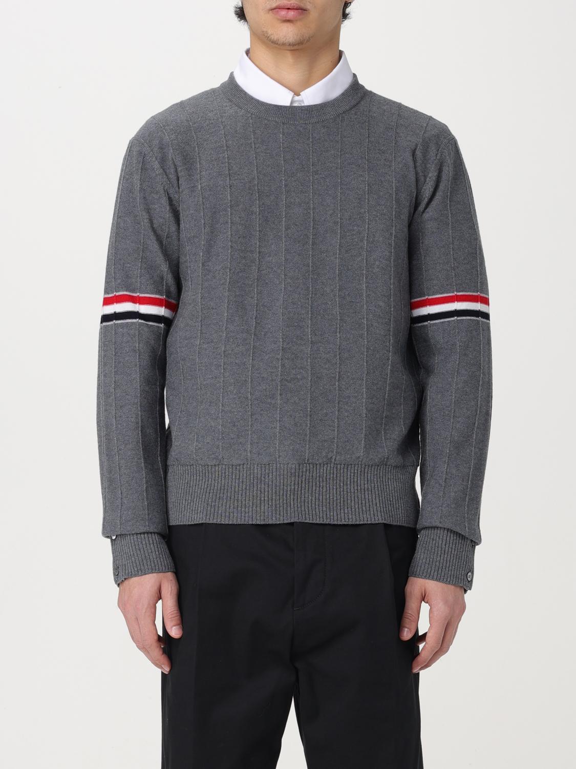 Shop Thom Browne Sweater  Men Color Grey