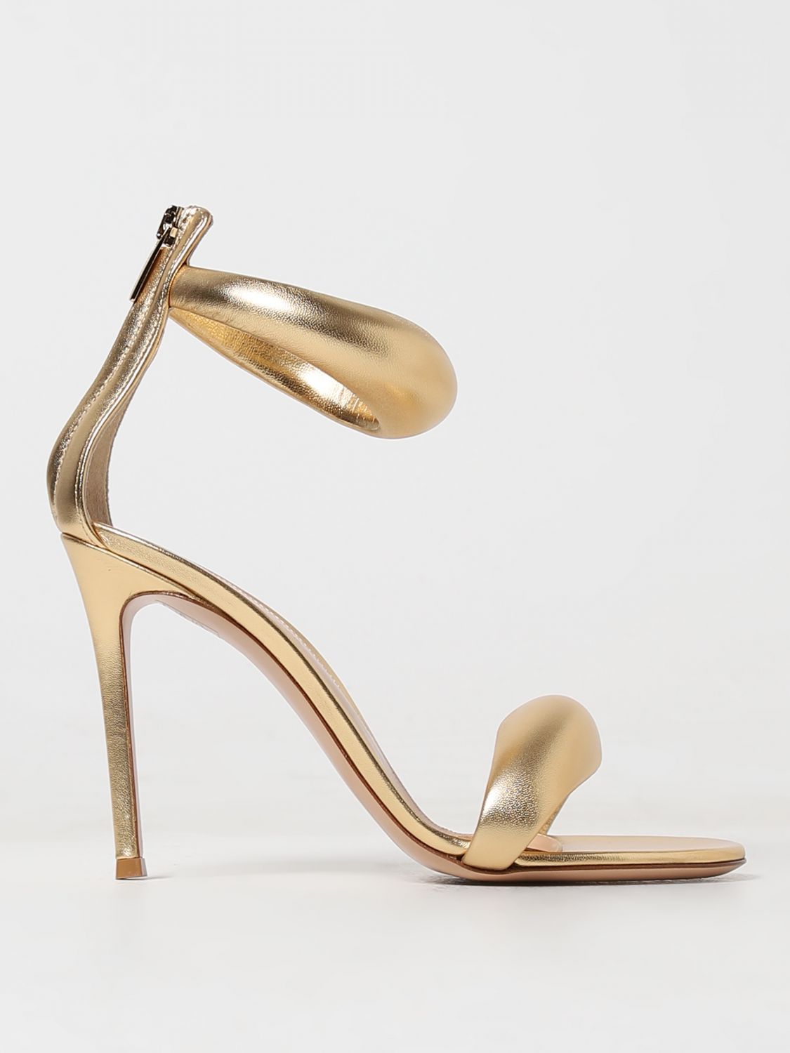 Shop Gianvito Rossi Heeled Sandals  Woman Color Gold