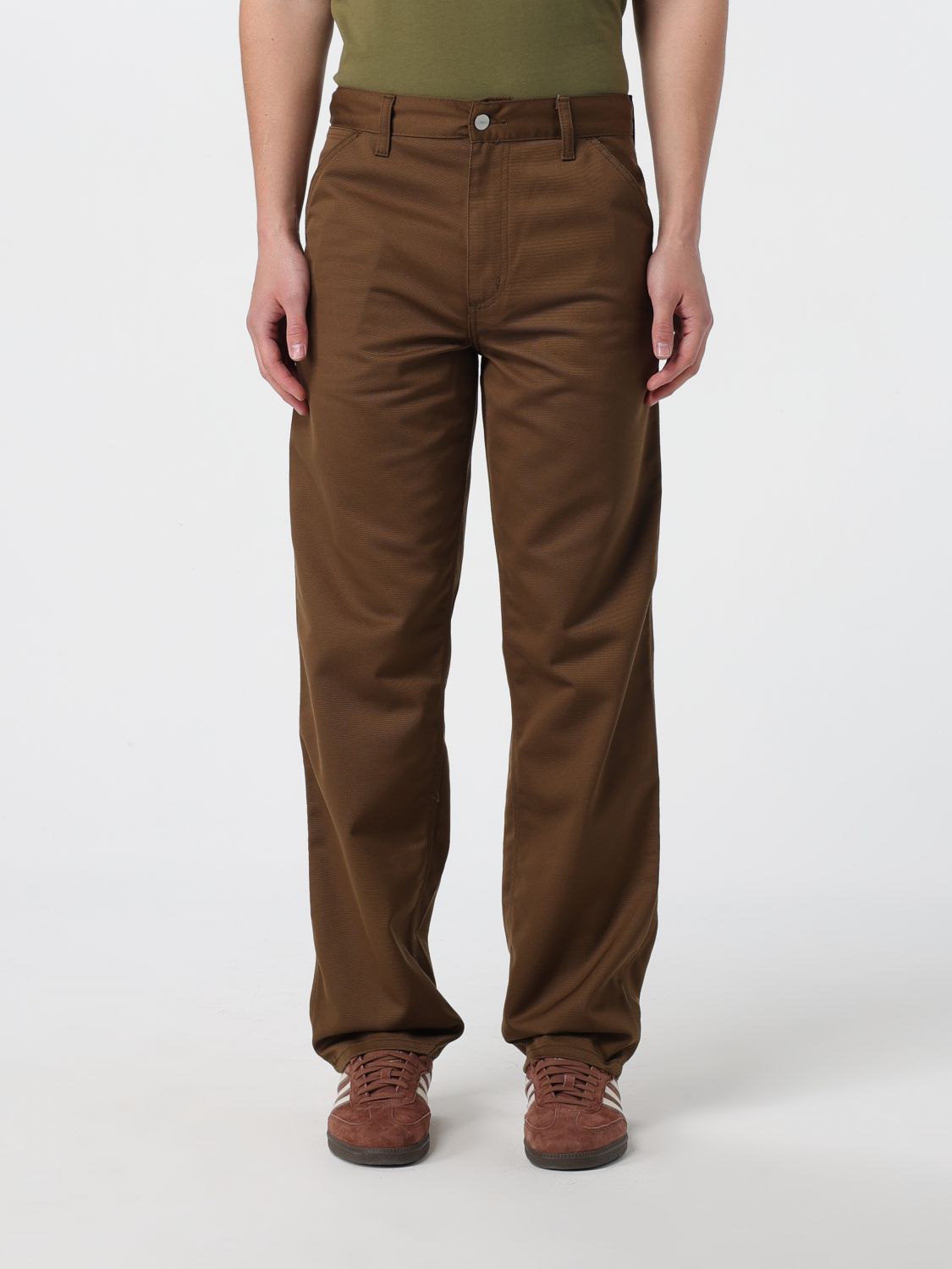 Shop Carhartt Pants  Wip Men Color Brown