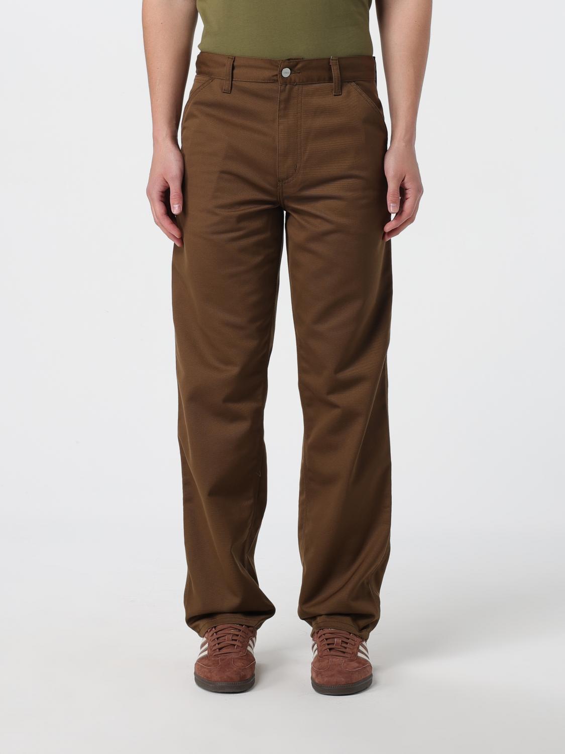 Carhartt Trousers Wip Men In Brown