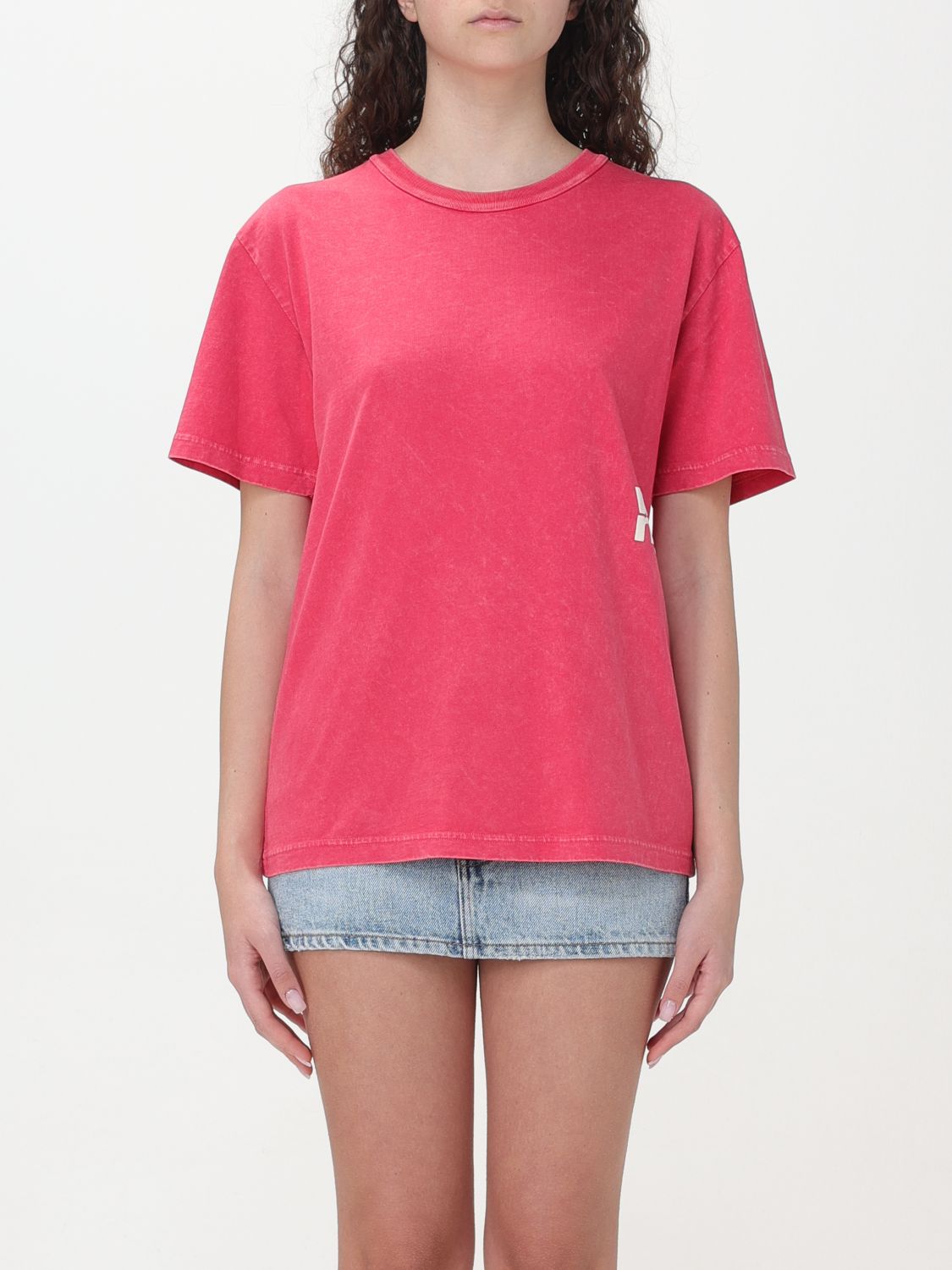 Shop Alexander Wang T T-shirt T By Alexander Wang Woman Color Cherry