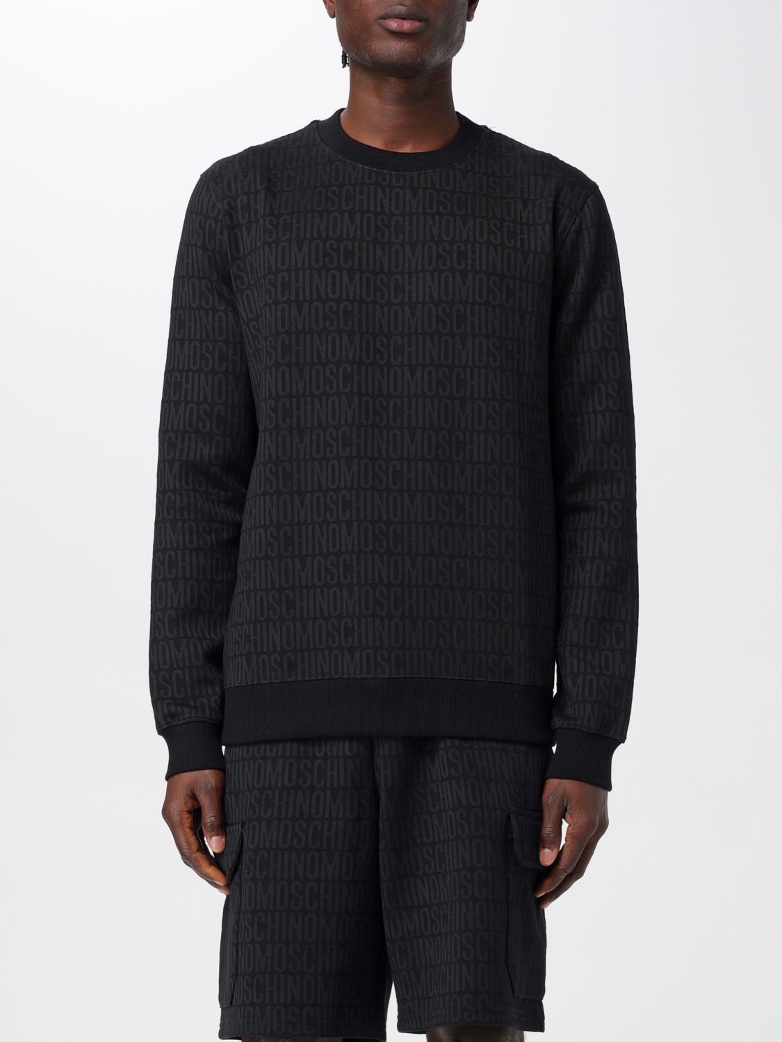 Shop Moschino Couture Sweatshirt  Men Color Black