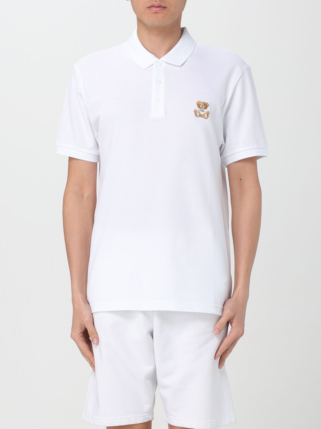 Moschino Couture Polo Shirt  Men Color White