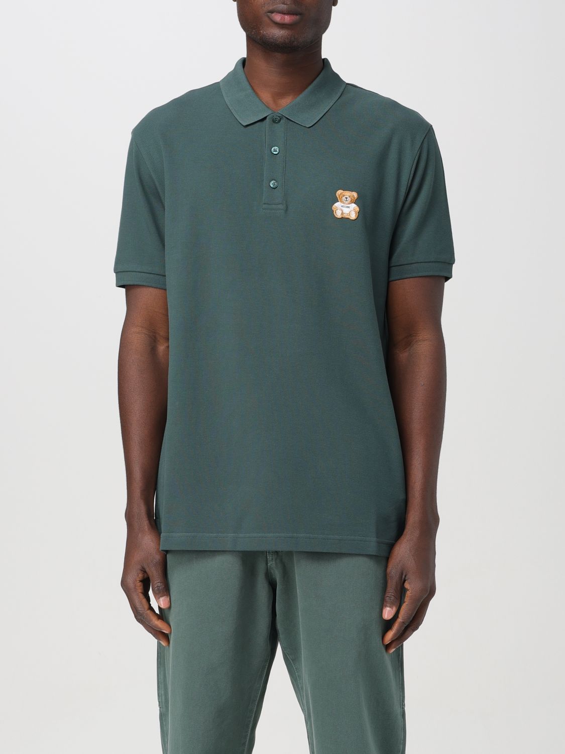 Moschino Couture Polo Shirt  Men Color Green