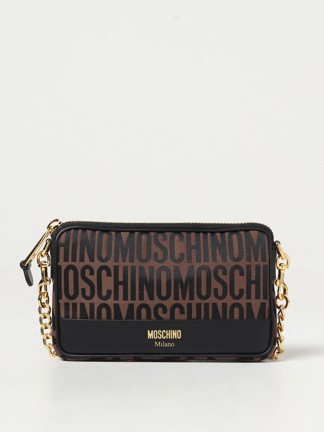 Shop Moschino Couture Mini Bag  Woman Color Brown