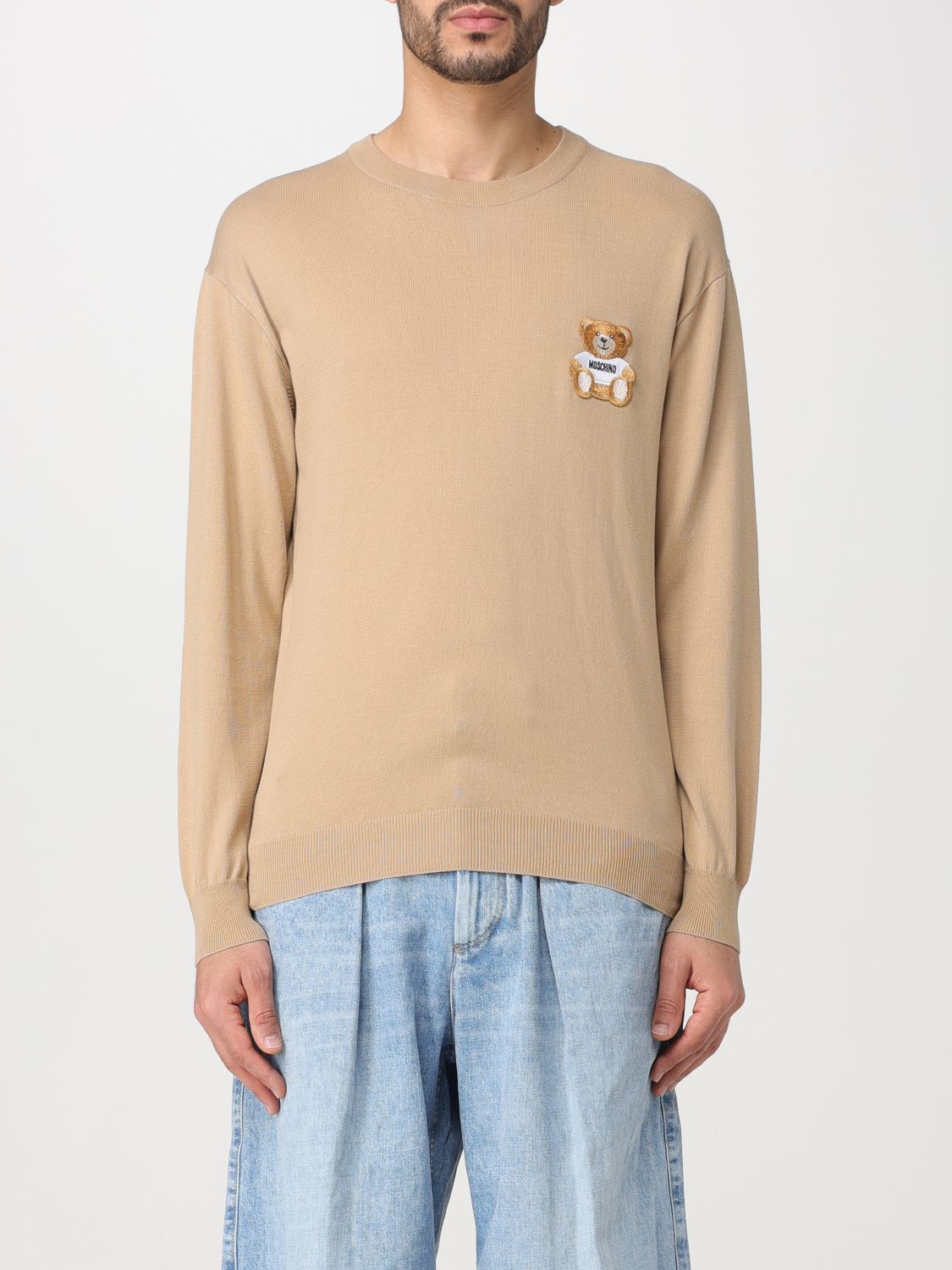 Moschino Couture Sweater  Men Color Beige