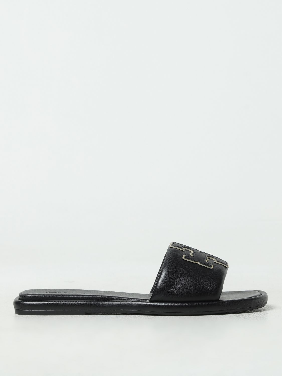 Shop Tory Burch Flat Sandals  Woman Color Black