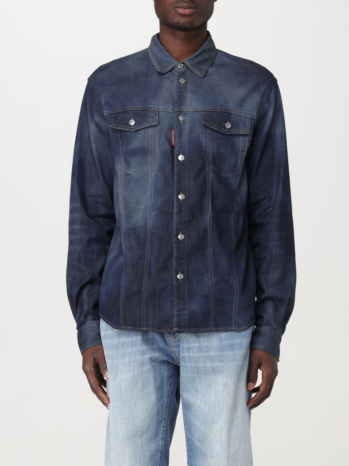 Shirt DSQUARED2 Men colour Denim