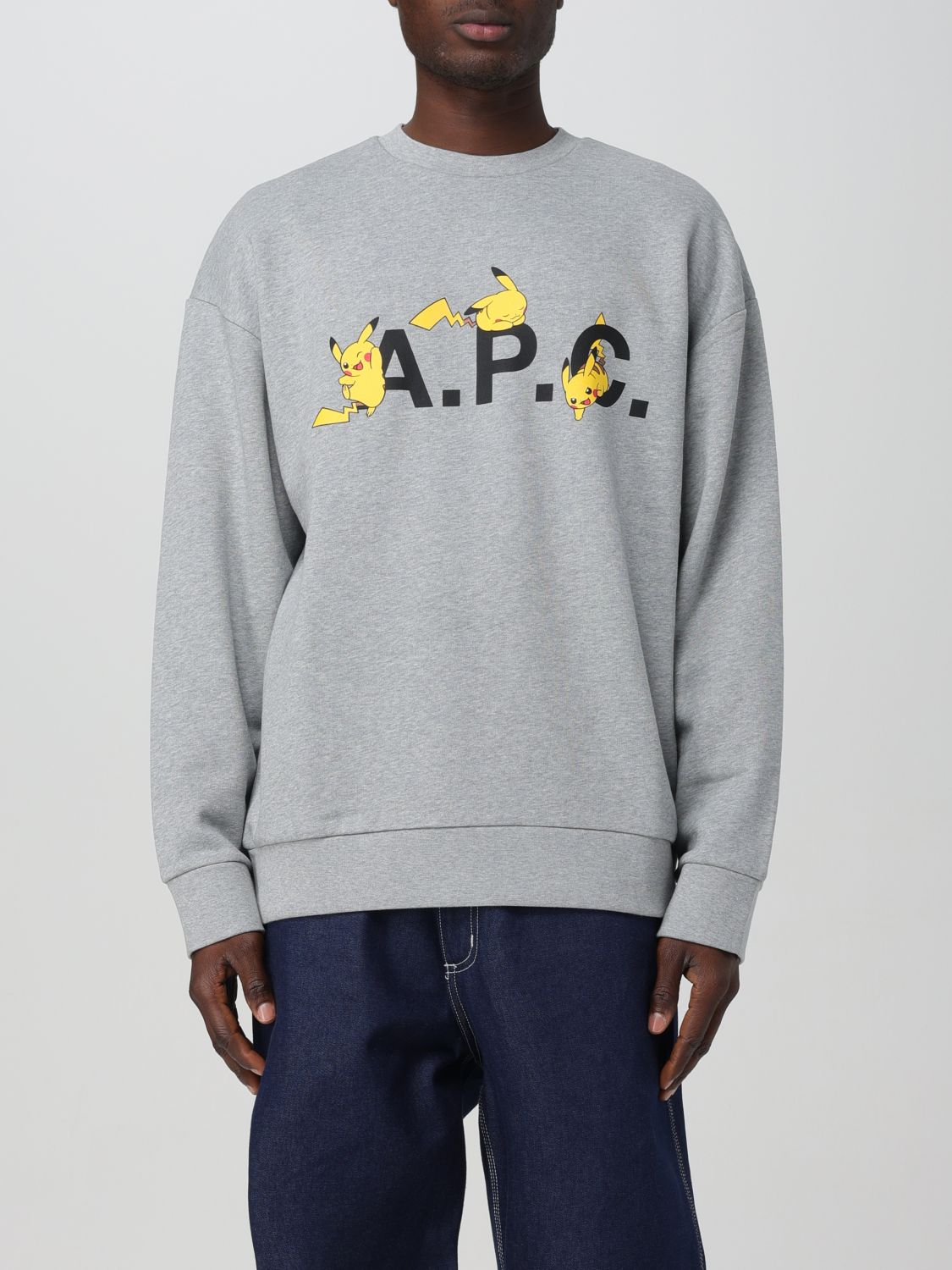A.p.c. Sweatshirt  Men Color Grey