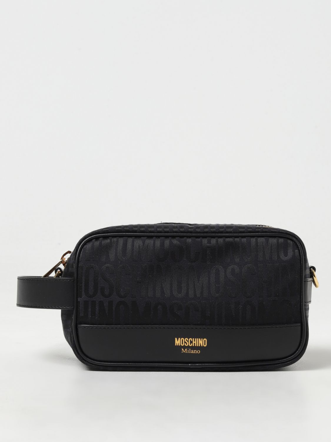 Moschino Couture Cosmetic Case  Men Color Black