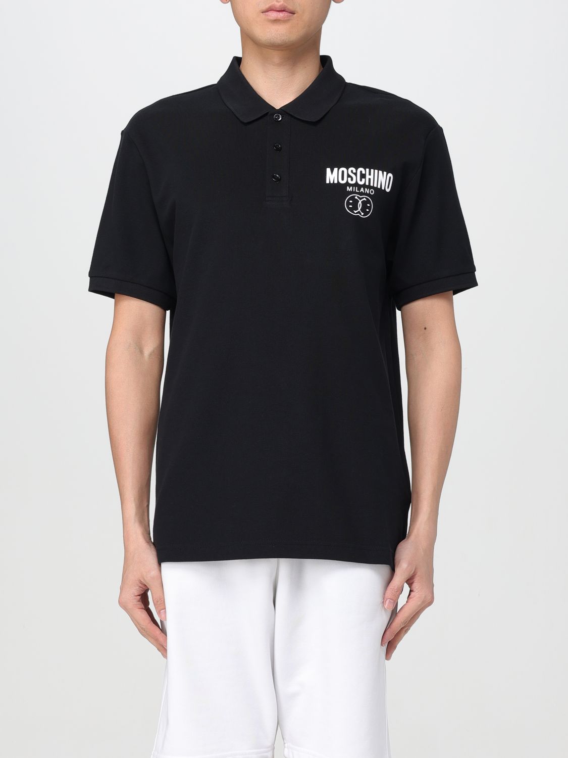 Moschino Couture Polo Shirt  Men Color Black