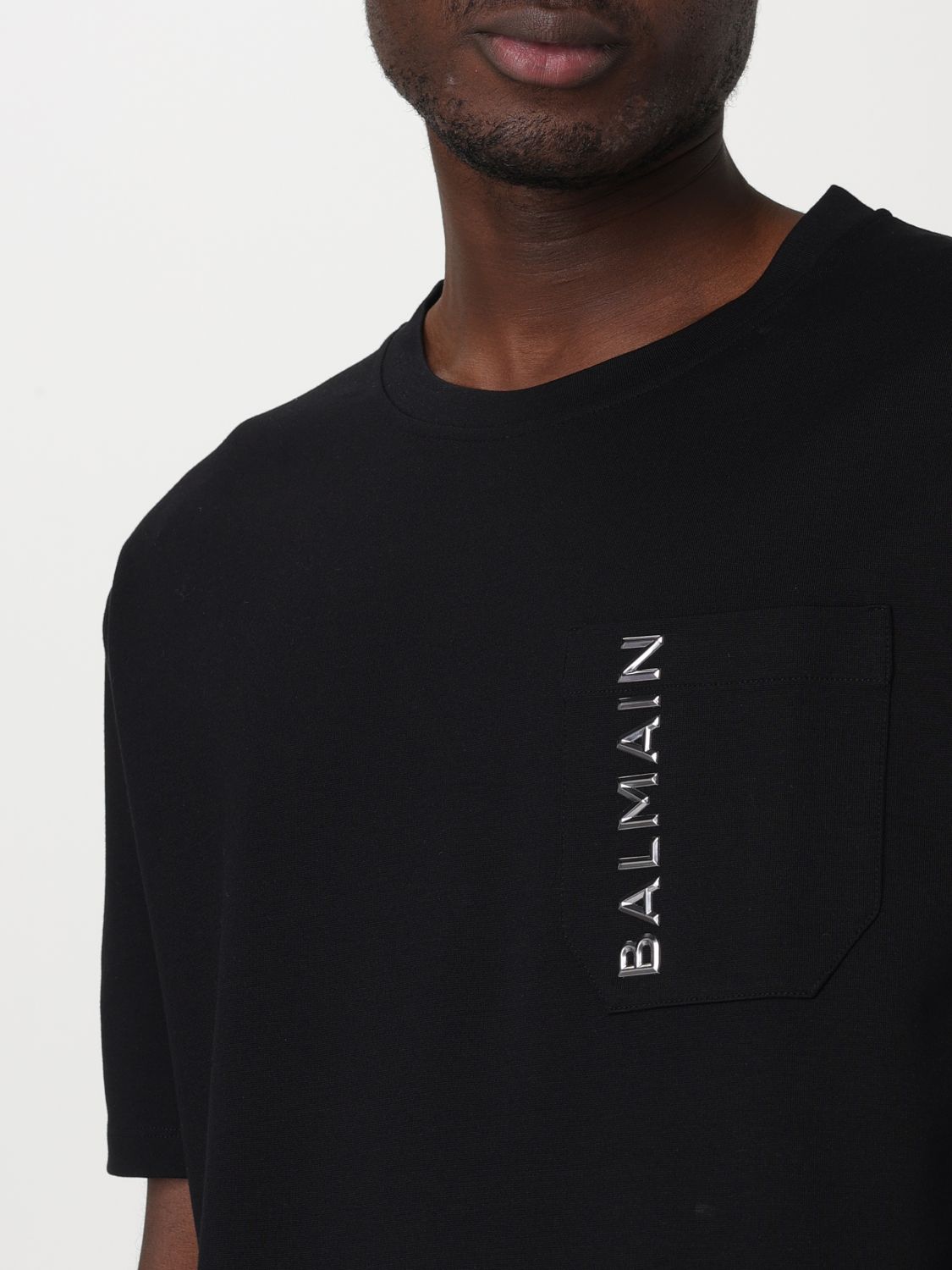 BALMAIN：Tシャツ メンズ - ブラック | GIGLIO.COMオンラインのBalmain ...