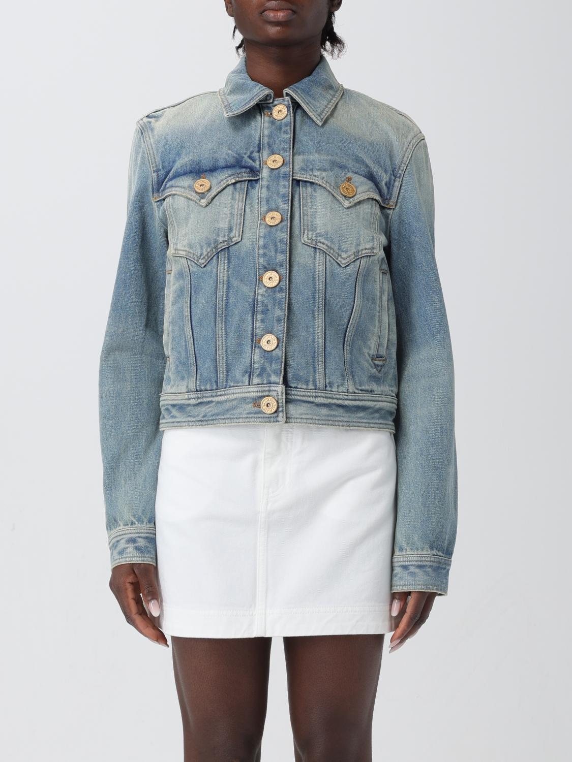 Jacket BALMAIN Woman colour Blue