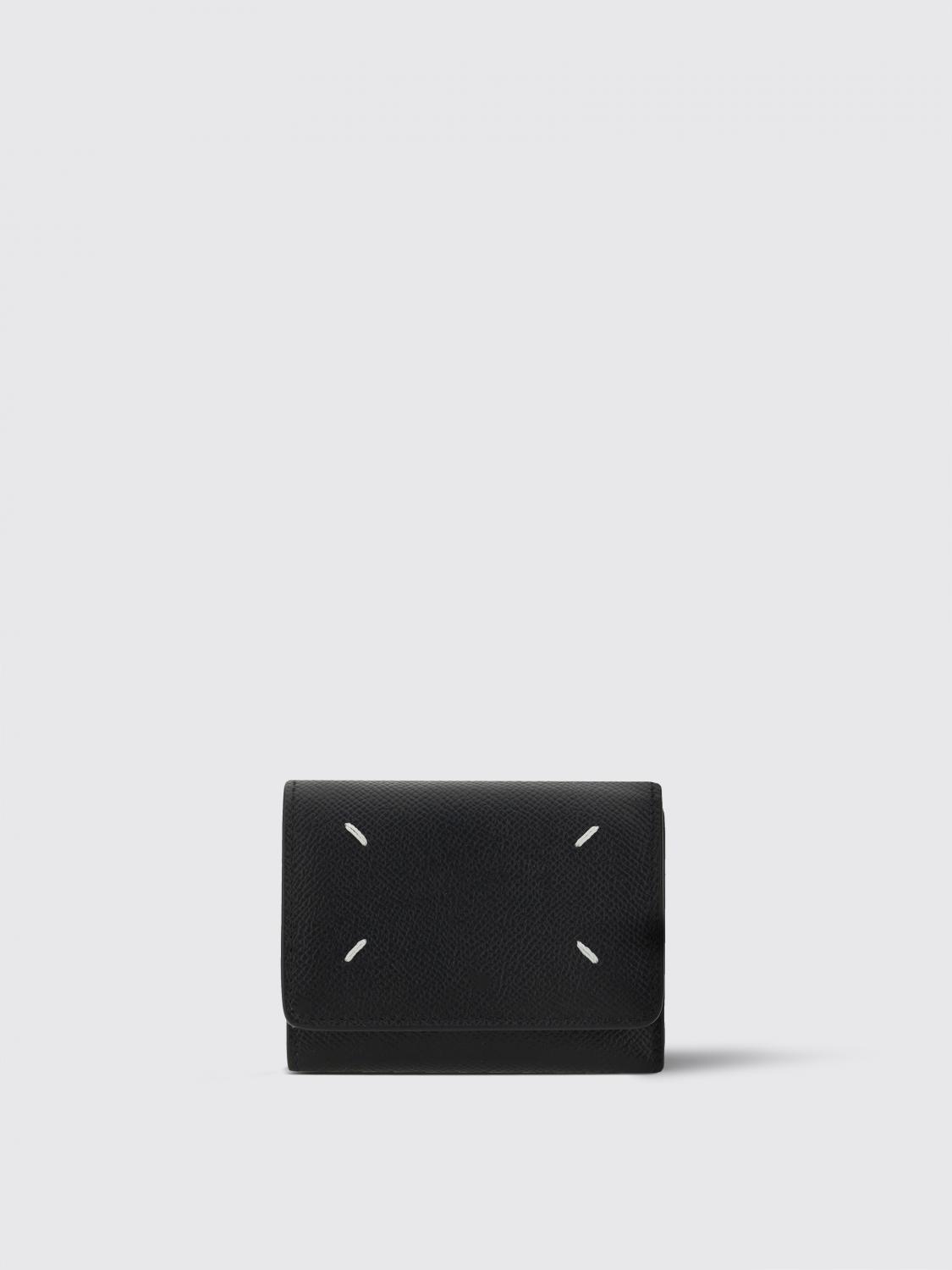 Maison Margiela MAISON MARGIELA Wallet Woman color Black　メゾン マルジェラ 財布 レディース カラー ブラック