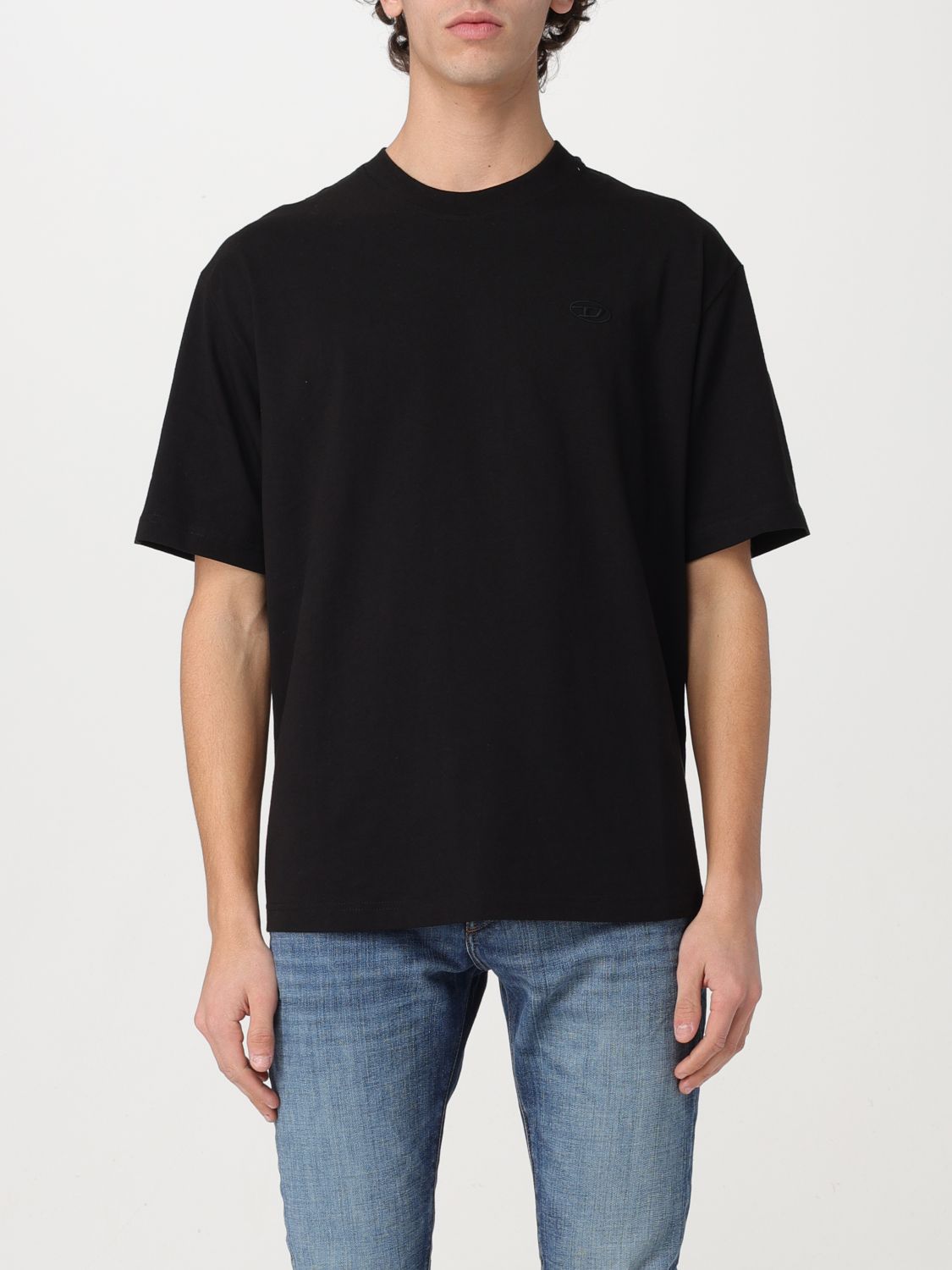 Shop Diesel T-shirt  Men Color Black