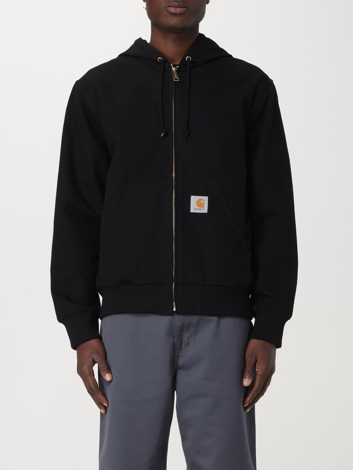 Carhartt Active Liner Fleece Hooded Jacket In Black