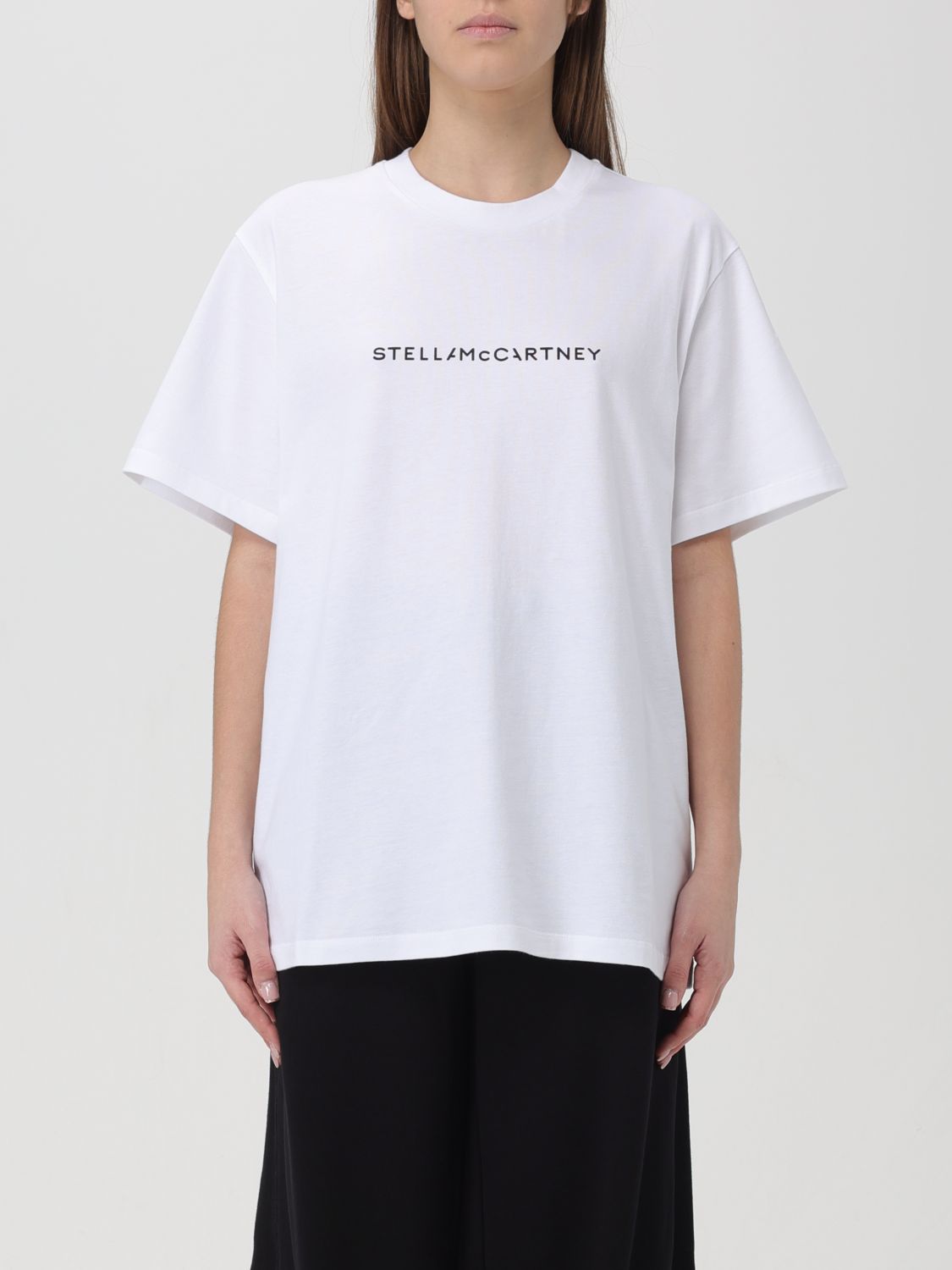 Shop Stella Mccartney T-shirt  Woman Color White