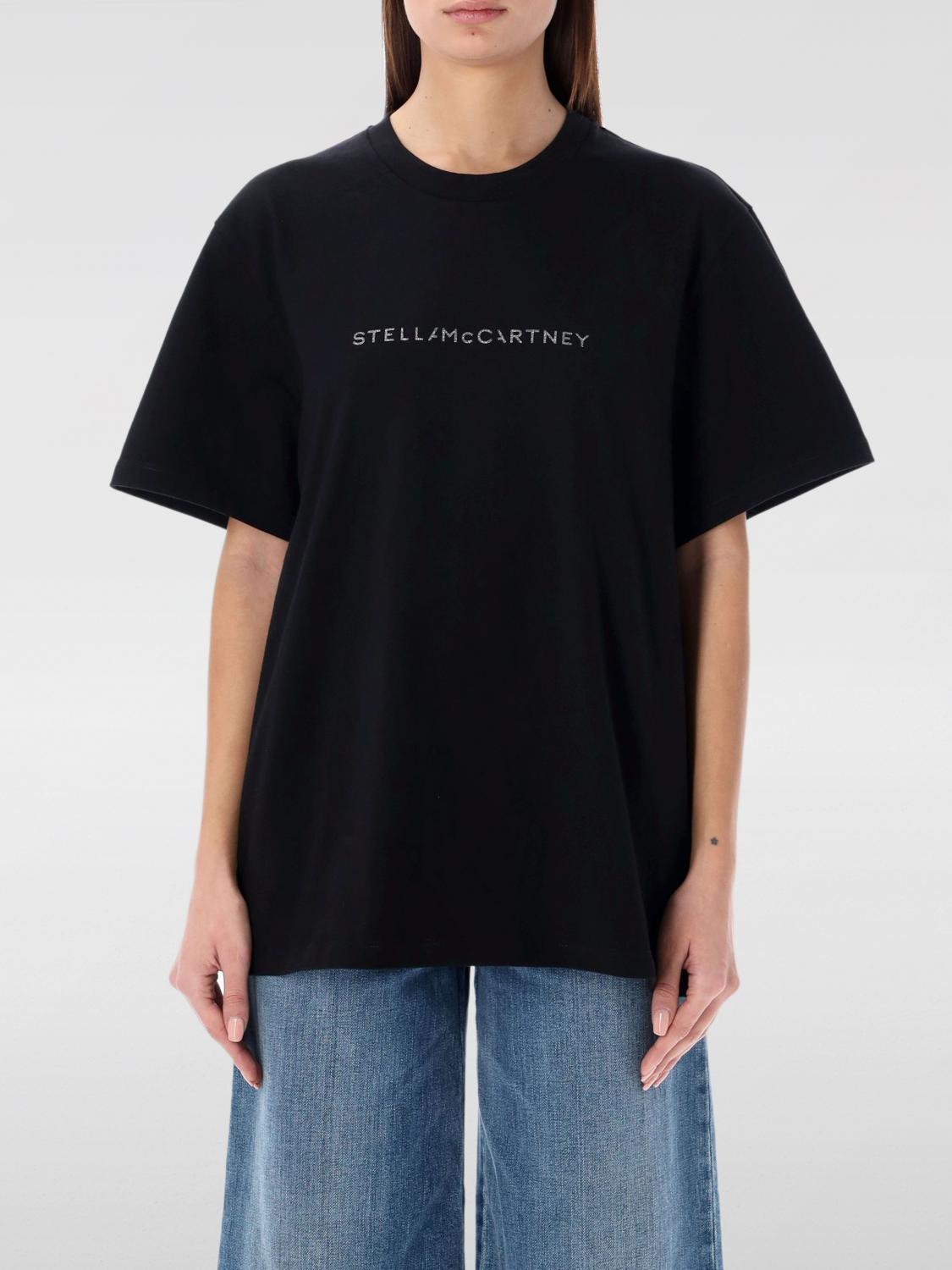 Shop Stella Mccartney T-shirt  Woman Color Black