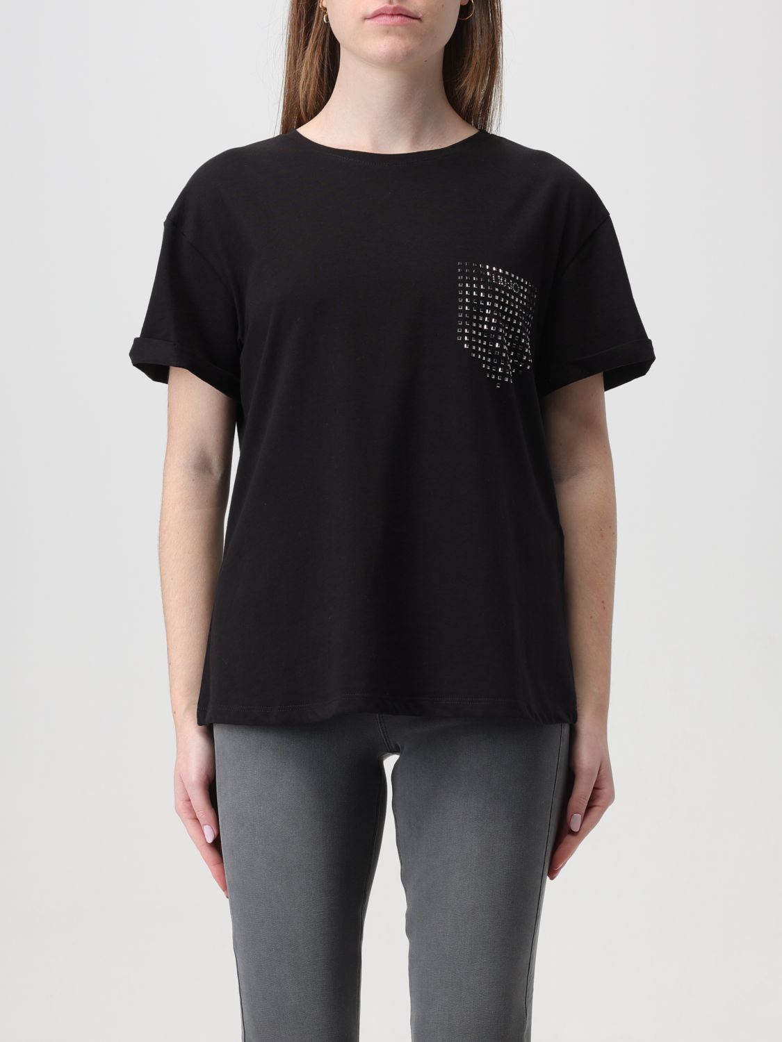 Liu •jo T-shirt Liu Jo Damen Farbe Schwarz In Black