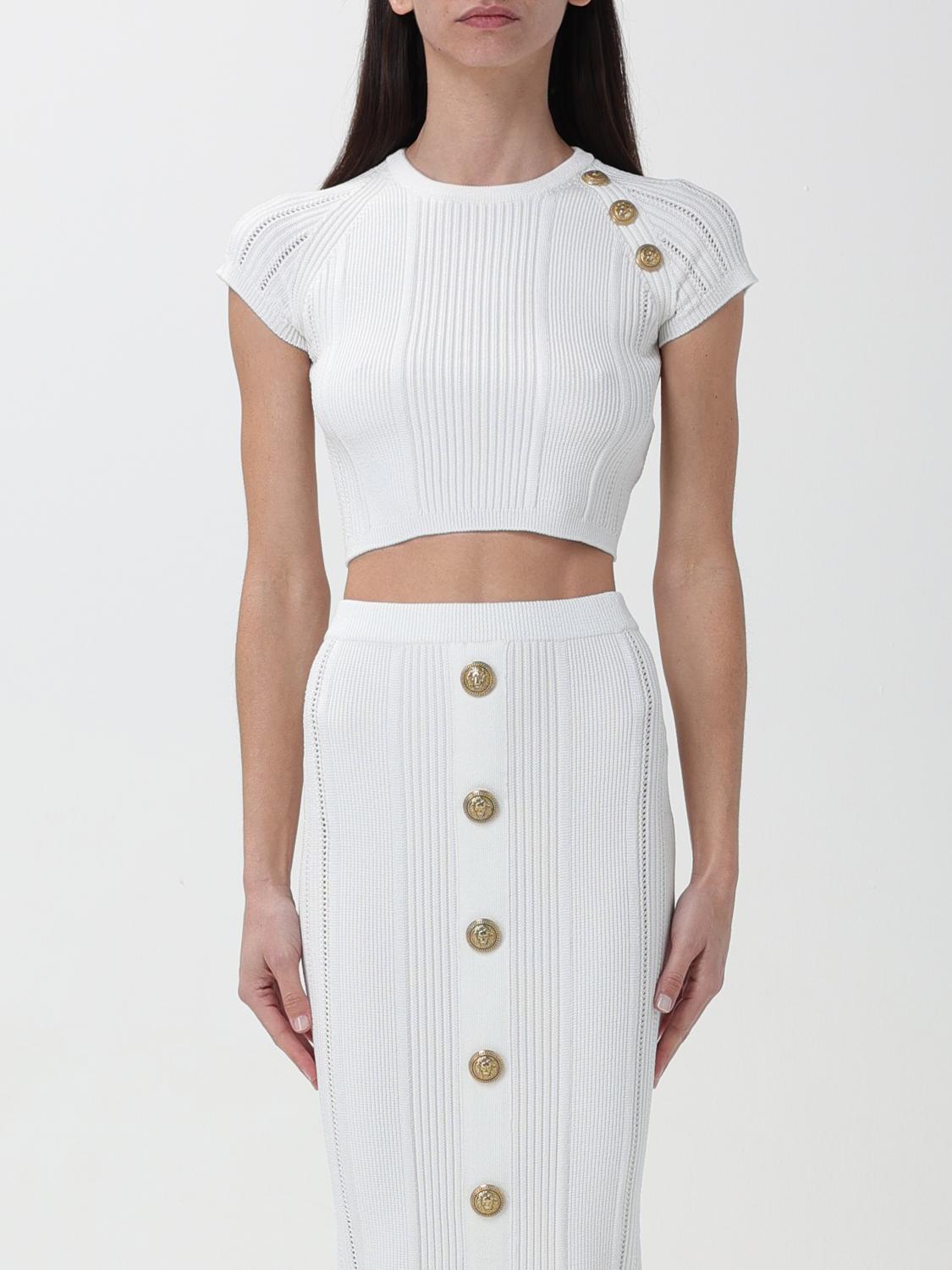 Top BALMAIN Woman colour White