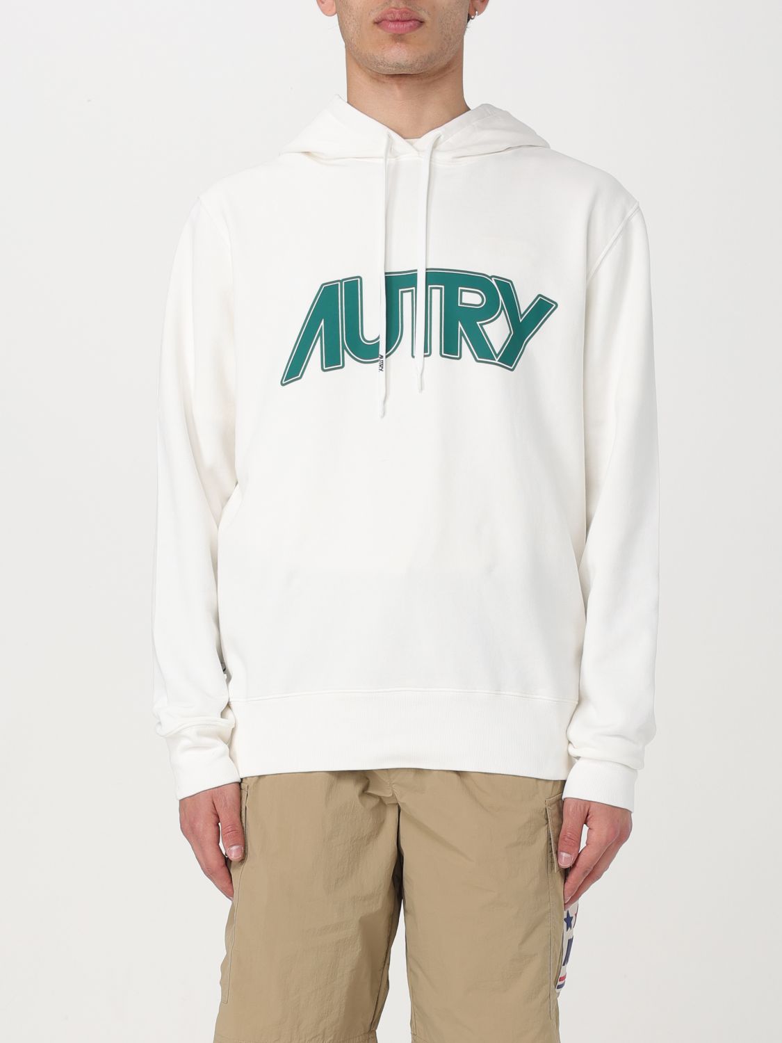 Shop Autry Sweatshirt  Men Color White