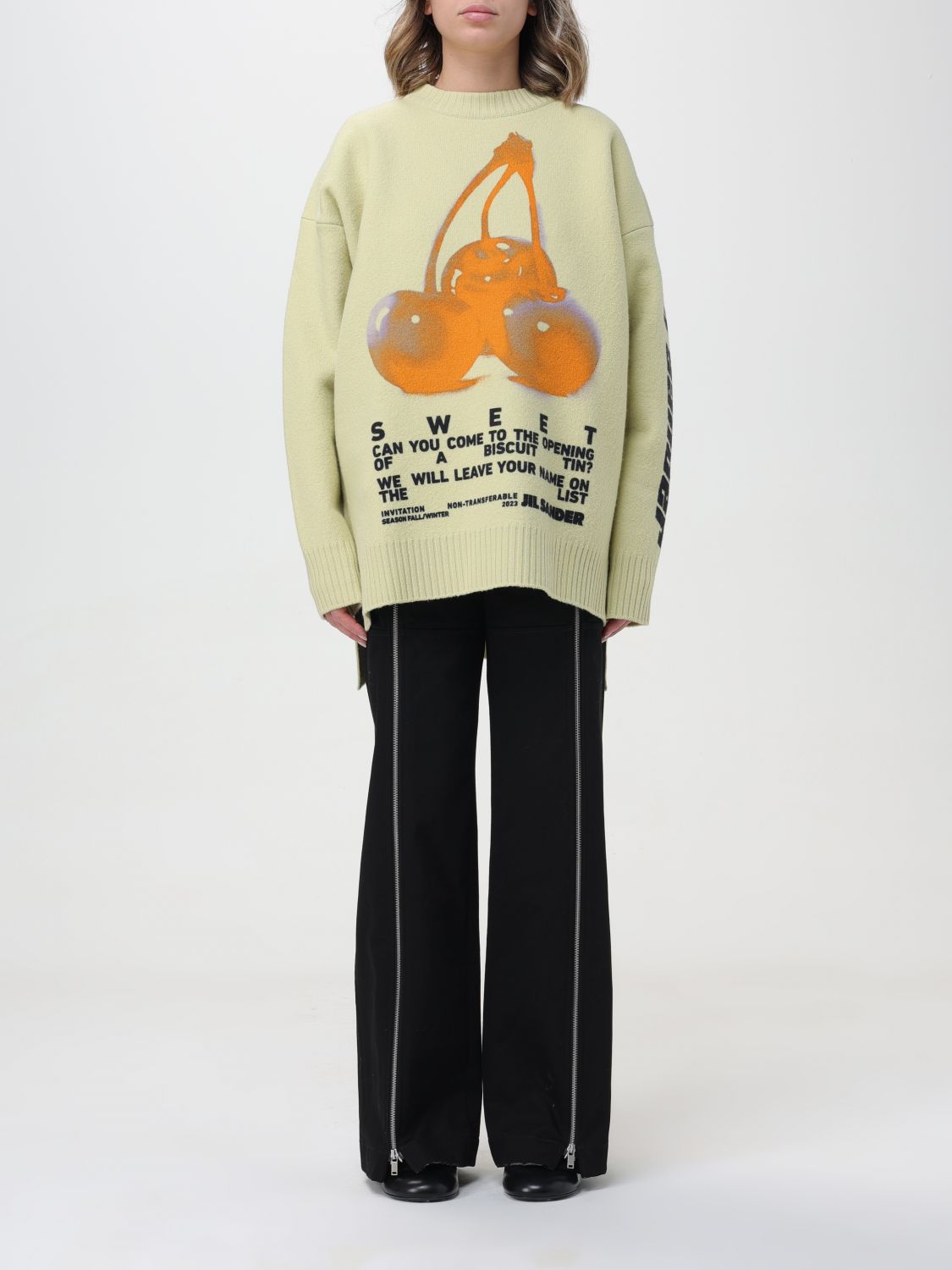 Jil Sander Sweater  Woman Color Lemon