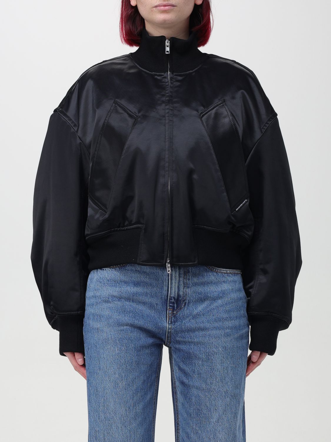 Shop Alexander Wang Jacket  Woman Color Black