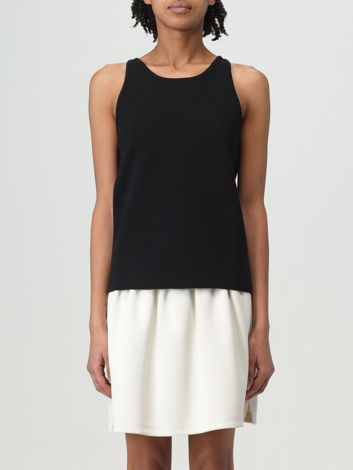 Max Mara Top Woman Color Black In Black