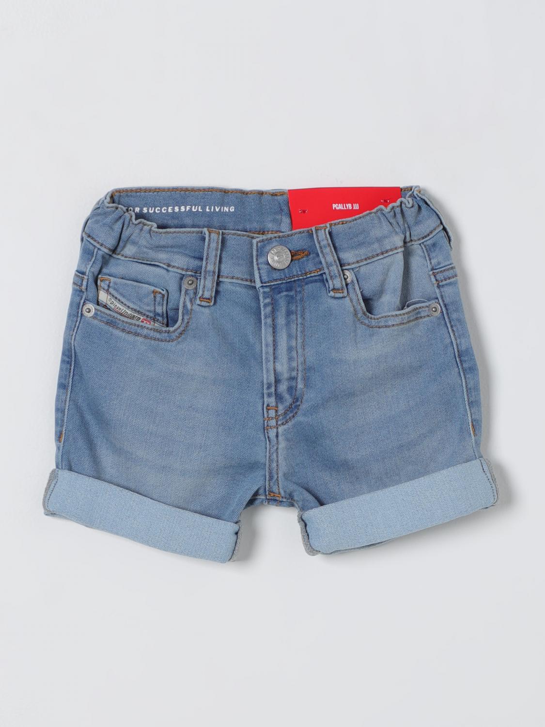DIESEL Kurze Hose Kinder Farbe Denim
