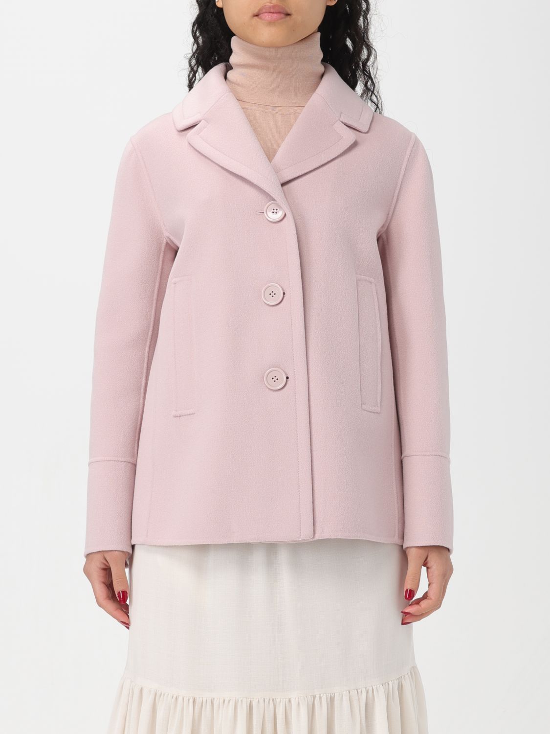 's Max Mara Coat  Woman Colour Pink
