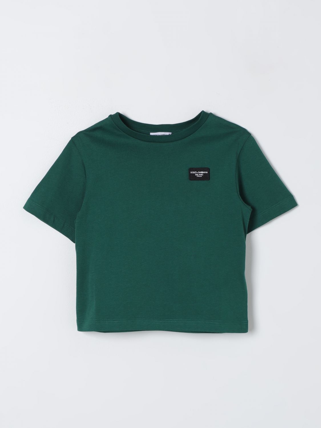 Dolce & Gabbana Kids' T恤  儿童 颜色 绿色 In Green