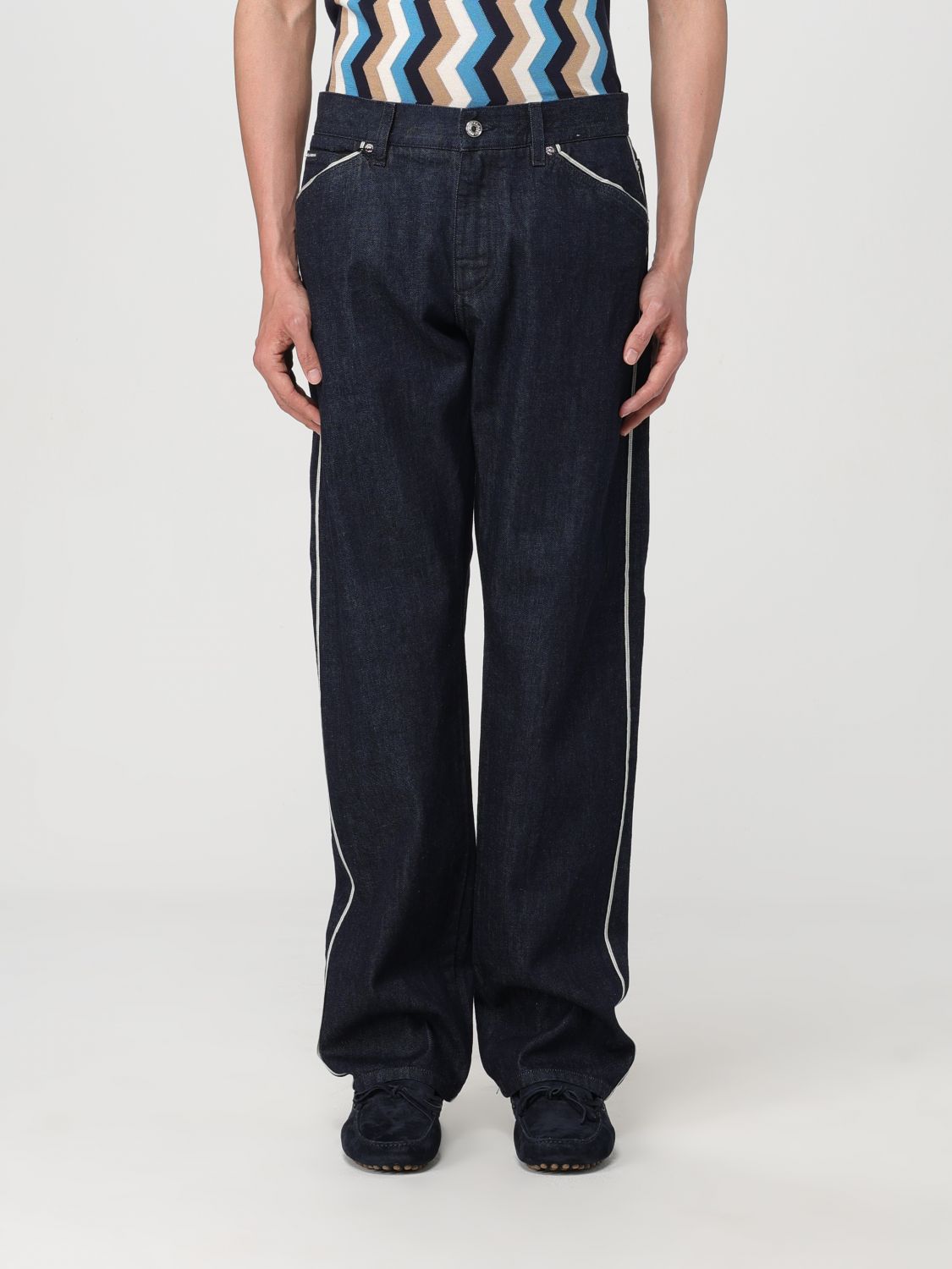 Shop Dolce & Gabbana Pants  Men Color Denim