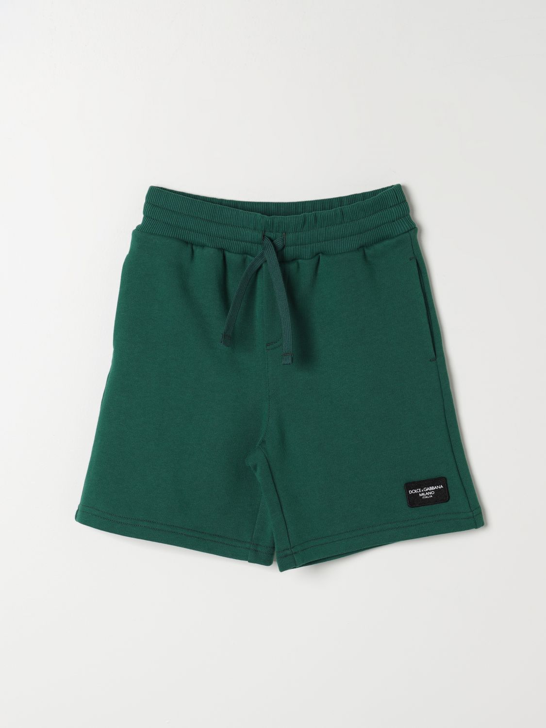 Shop Dolce & Gabbana Shorts  Kids Color Green