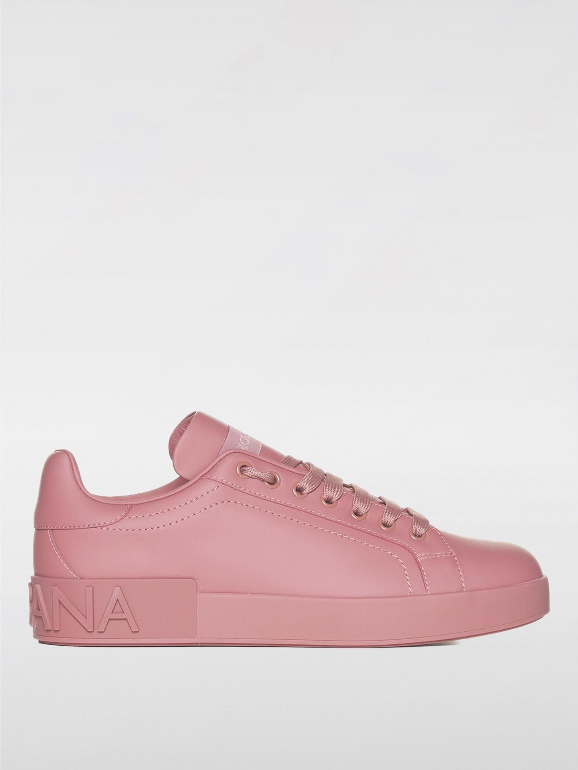 Shop Dolce & Gabbana Sneakers  Woman Color Pink