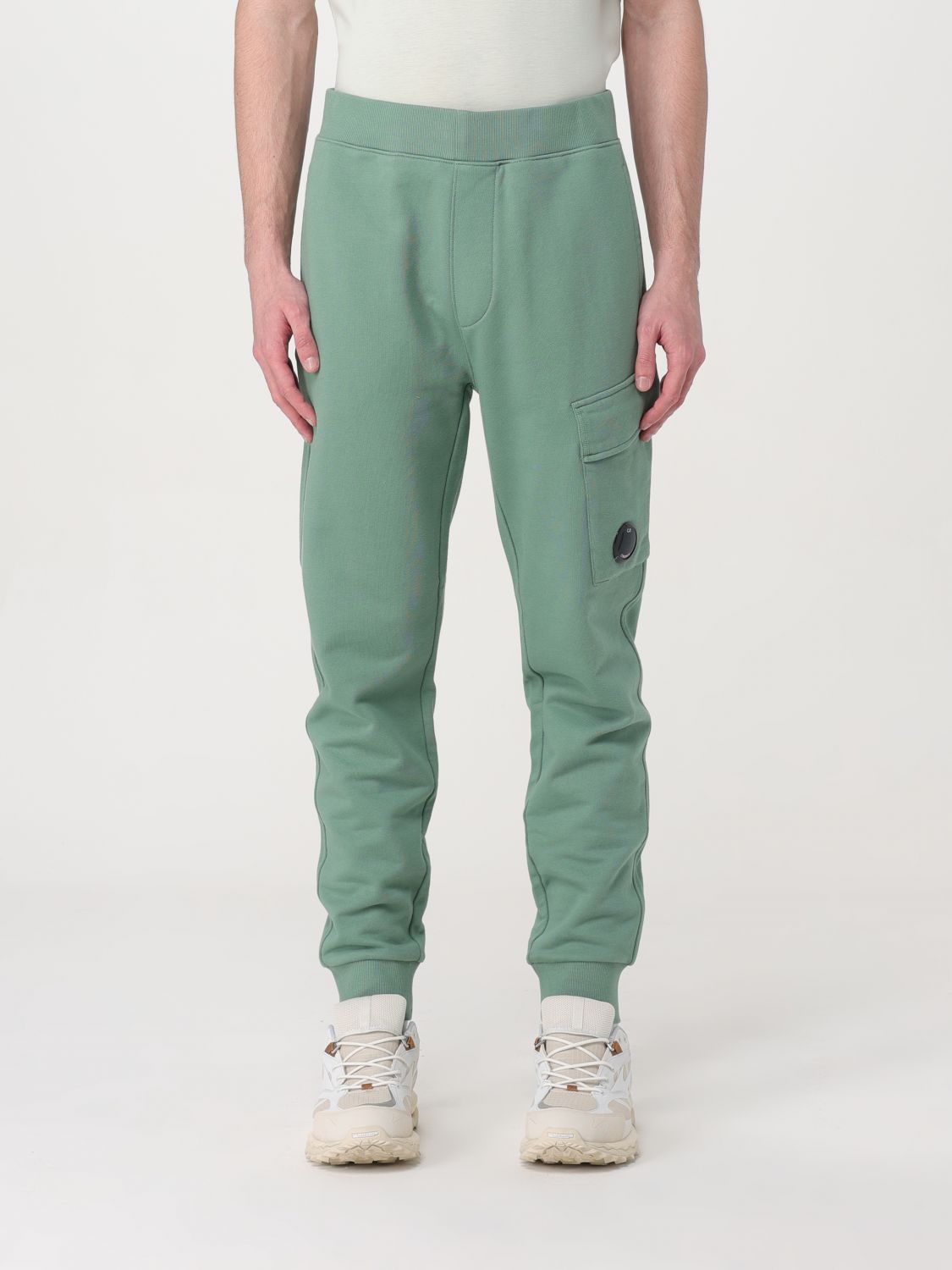 Shop C.p. Company Pants  Men Color Green