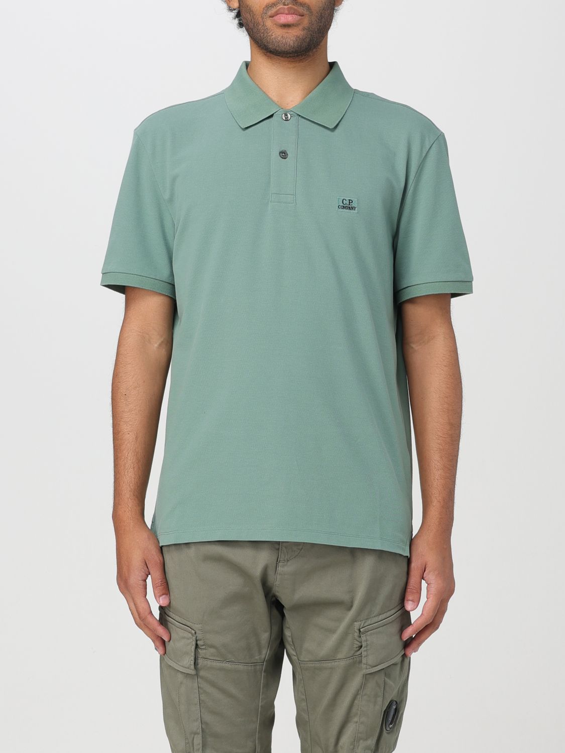 C.P.COMPANY Polo Shirt Men Color Green