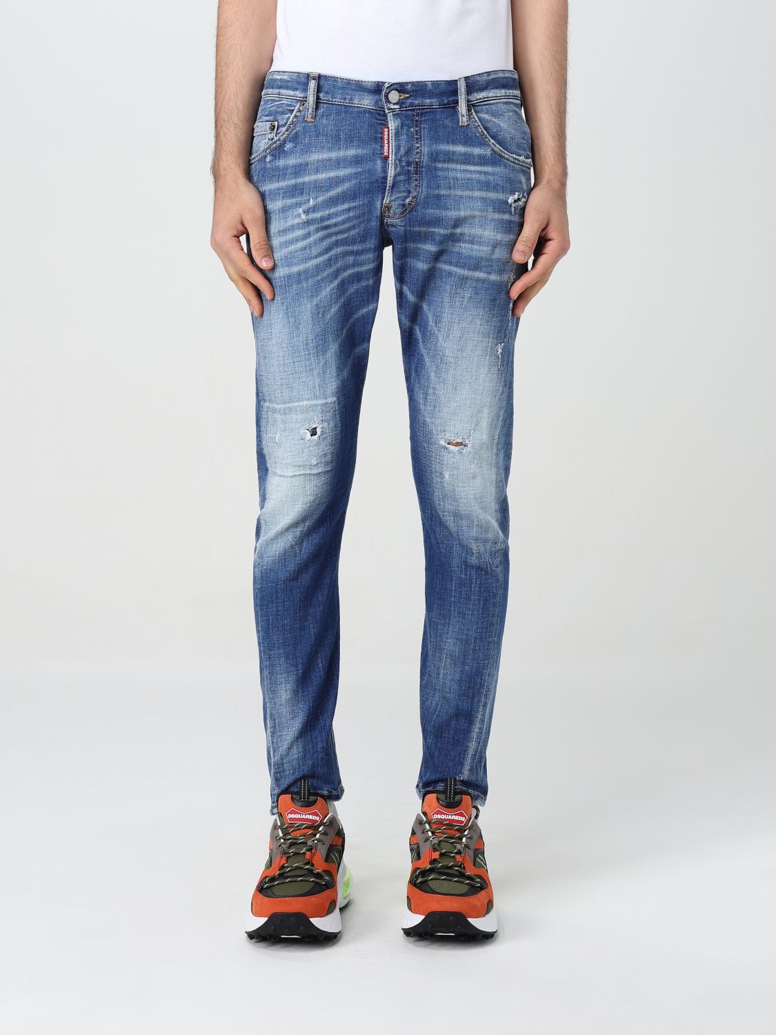 Shop Dsquared2 Jeans  Men Color Blue