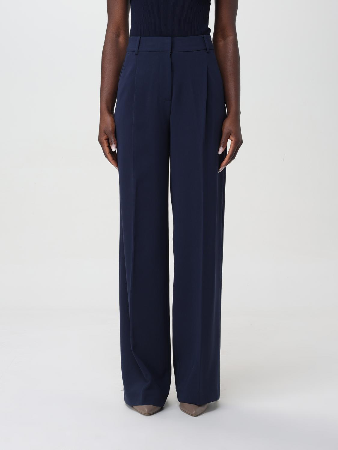 Shop Michael Kors Pants Michael  Woman Color Blue