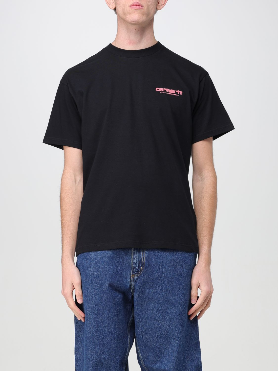 Carhartt T-shirt  Wip Men Colour Black