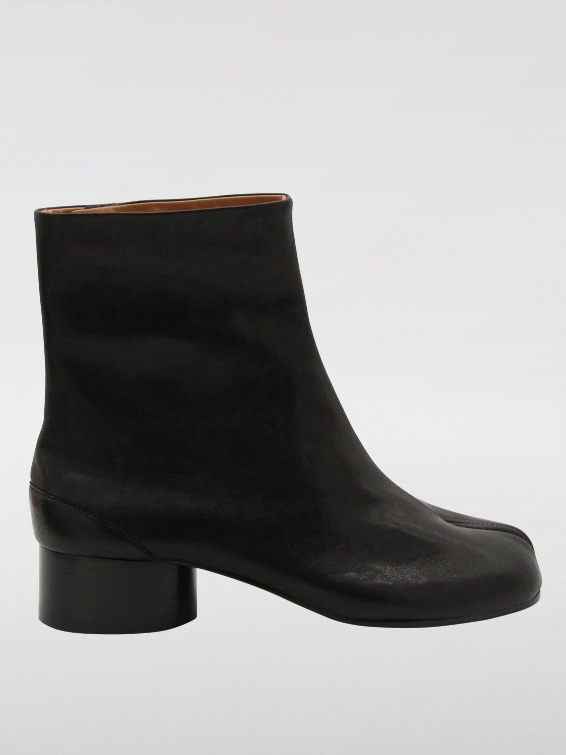 Shop Maison Margiela Flat Ankle Boots  Woman Color Black