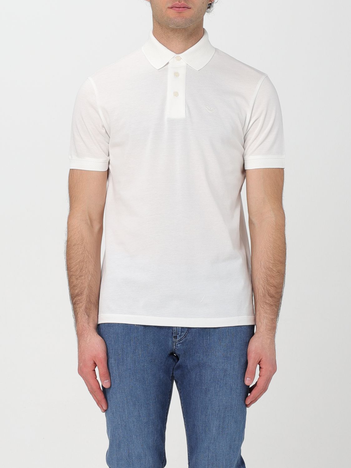 Emporio Armani Polo Shirt  Men Color White