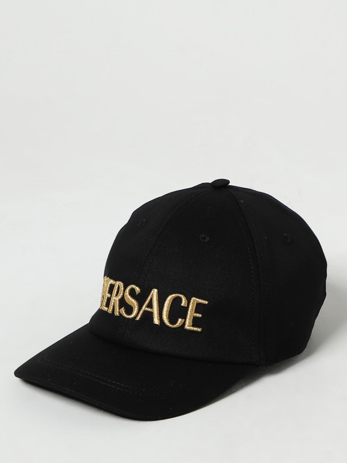 Hat VERSACE Men color Black