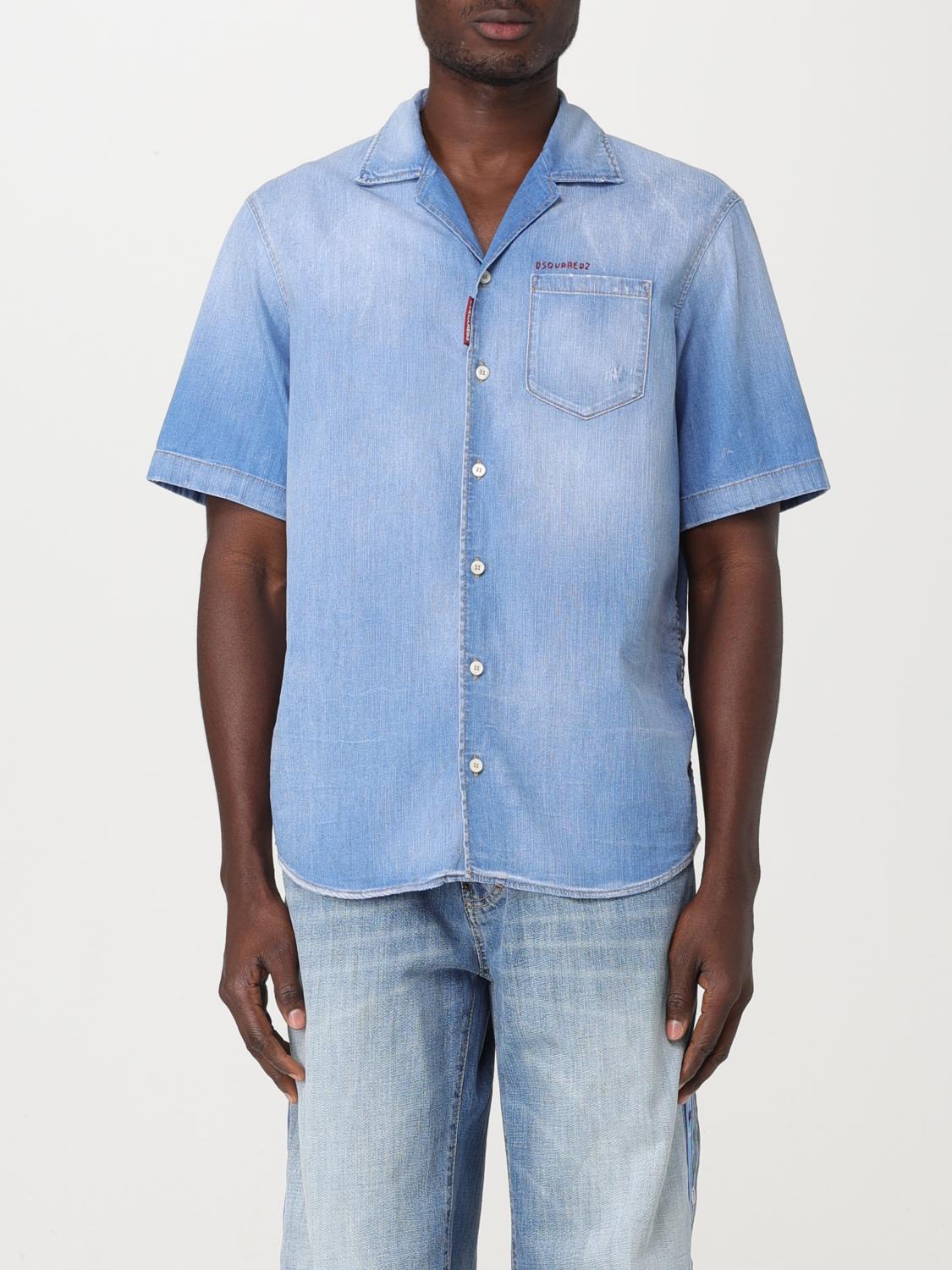Shirt DSQUARED2 Men color Blue