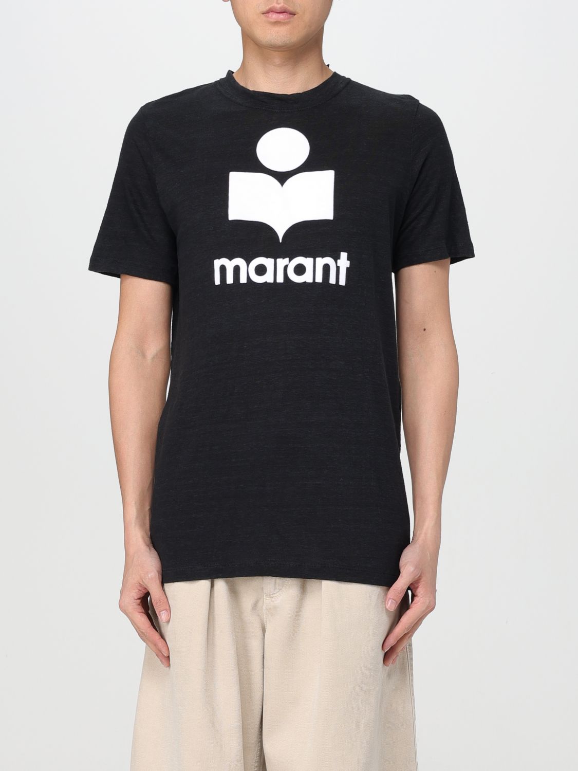 Shop Isabel Marant T-shirt  Men Color Black