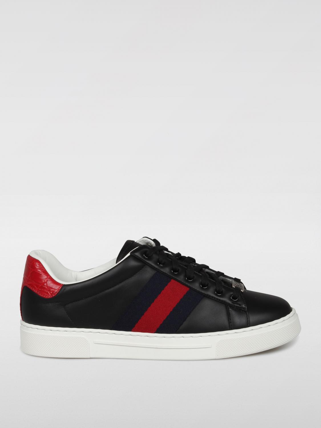 Gucci Sneakers  Men Color Black In Animal Print